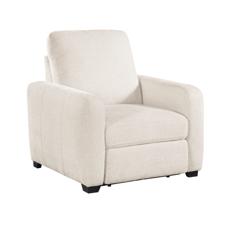 Eveclone Beige Power Reclining Chair with USB Charging Ports from Homelegance - Luna Furniture