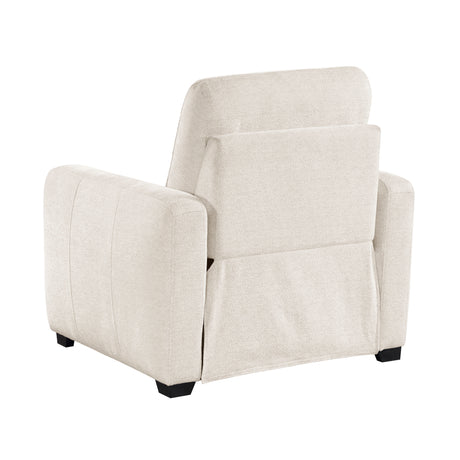 Eveclone Beige Power Reclining Chair with USB Charging Ports from Homelegance - Luna Furniture