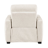Eveclone Beige Power Reclining Chair with USB Charging Ports from Homelegance - Luna Furniture