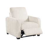 Eveclone Beige Power Reclining Chair with USB Charging Ports from Homelegance - Luna Furniture