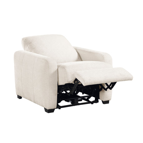 Eveclone Beige Power Reclining Chair with USB Charging Ports from Homelegance - Luna Furniture