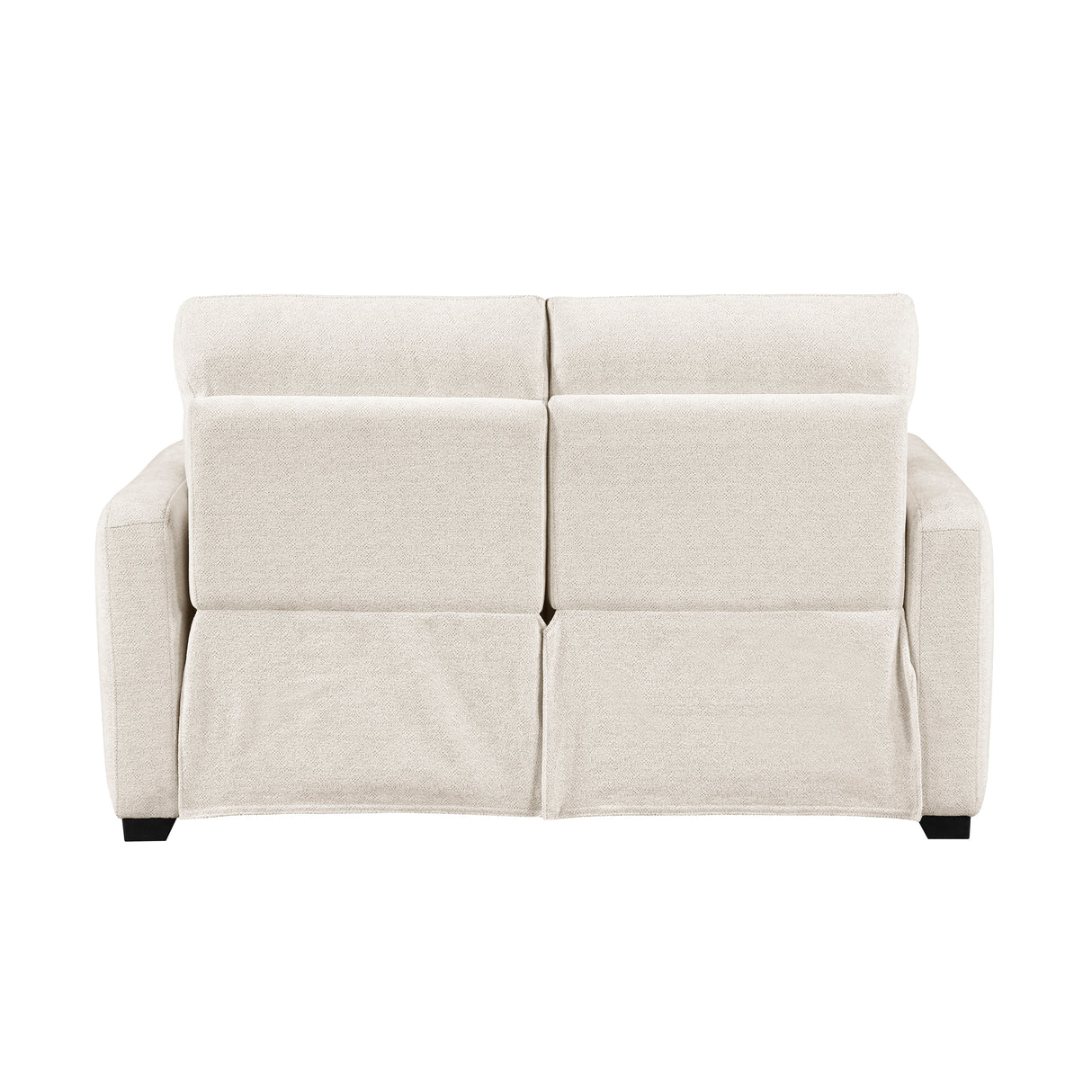 Eveclone Beige Power Double Reclining Love Seat with USB Charging Ports from Homelegance - Luna Furniture