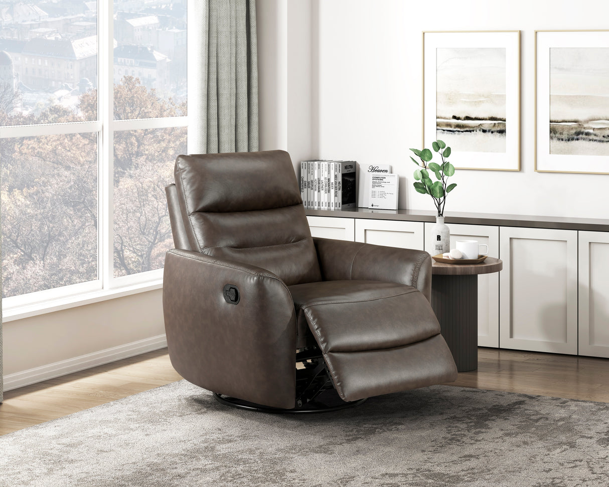 8488DB-1 Swivel Glider Reclining Chair from Homelegance - Luna Furniture