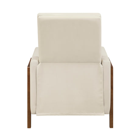 Verve Light Beige Push Back Reclining Chair from Homelegance - Luna Furniture