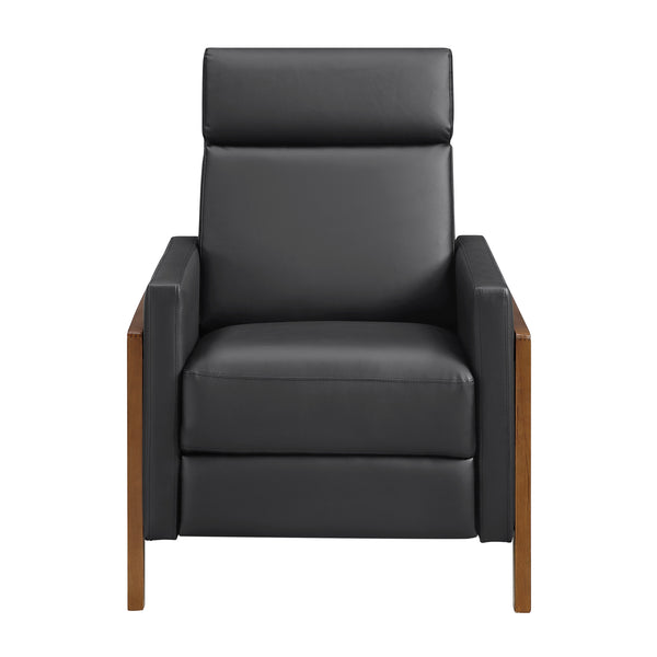 Verve Black Push Back Reclining Chair