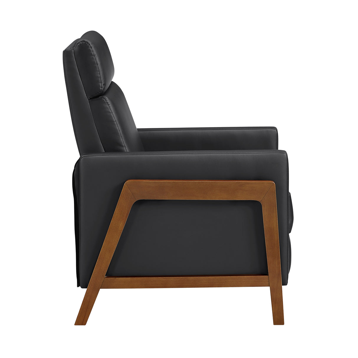 Verve Black Push Back Reclining Chair from Homelegance - Luna Furniture