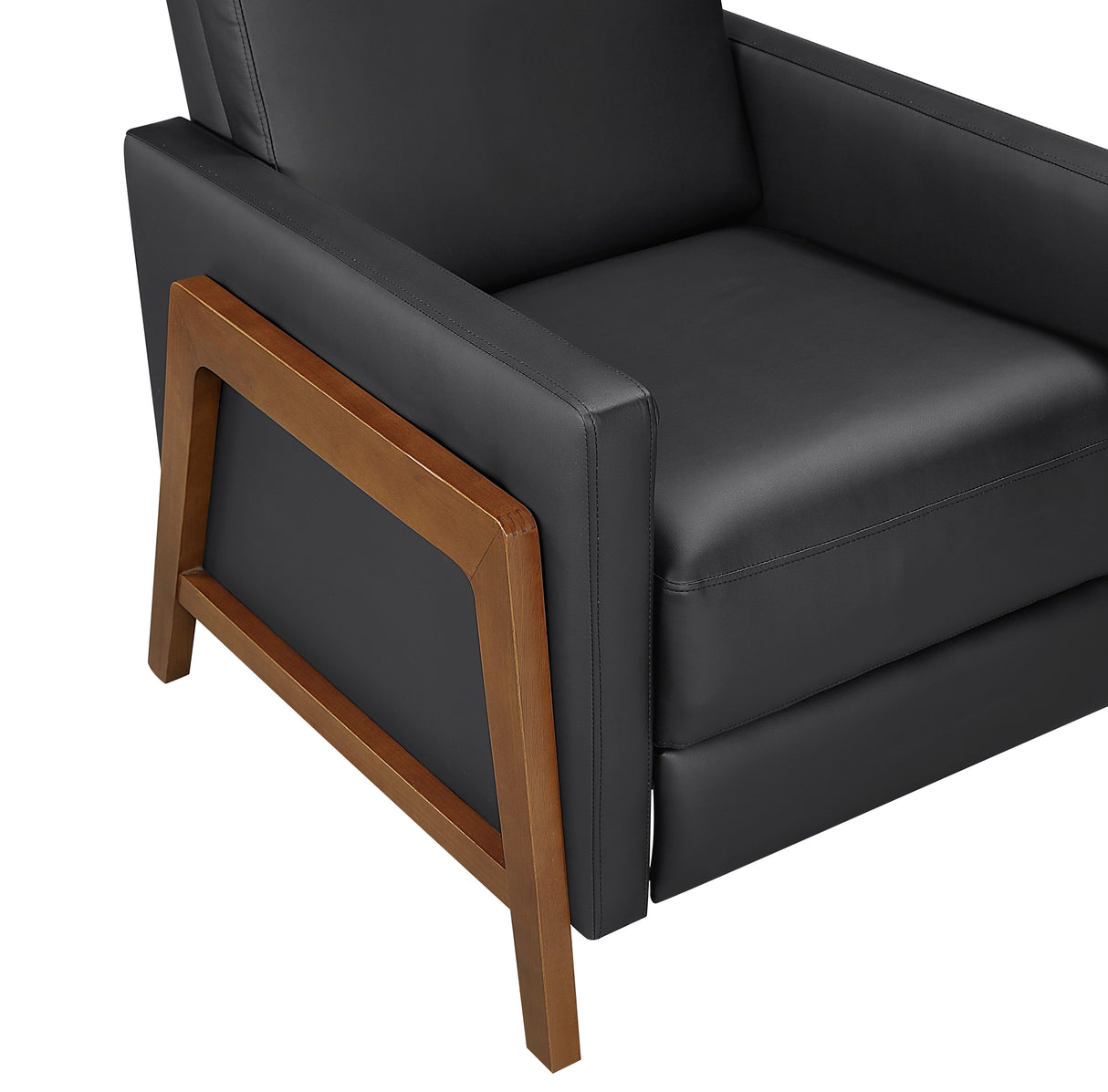 Verve Black Push Back Reclining Chair from Homelegance - Luna Furniture