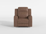 Hearth Charcoal Reclining Chair from Homelegance - Luna Furniture