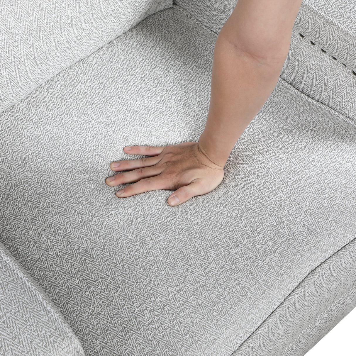 8504FGY-1 Push Back Reclining Chair from Homelegance - Luna Furniture
