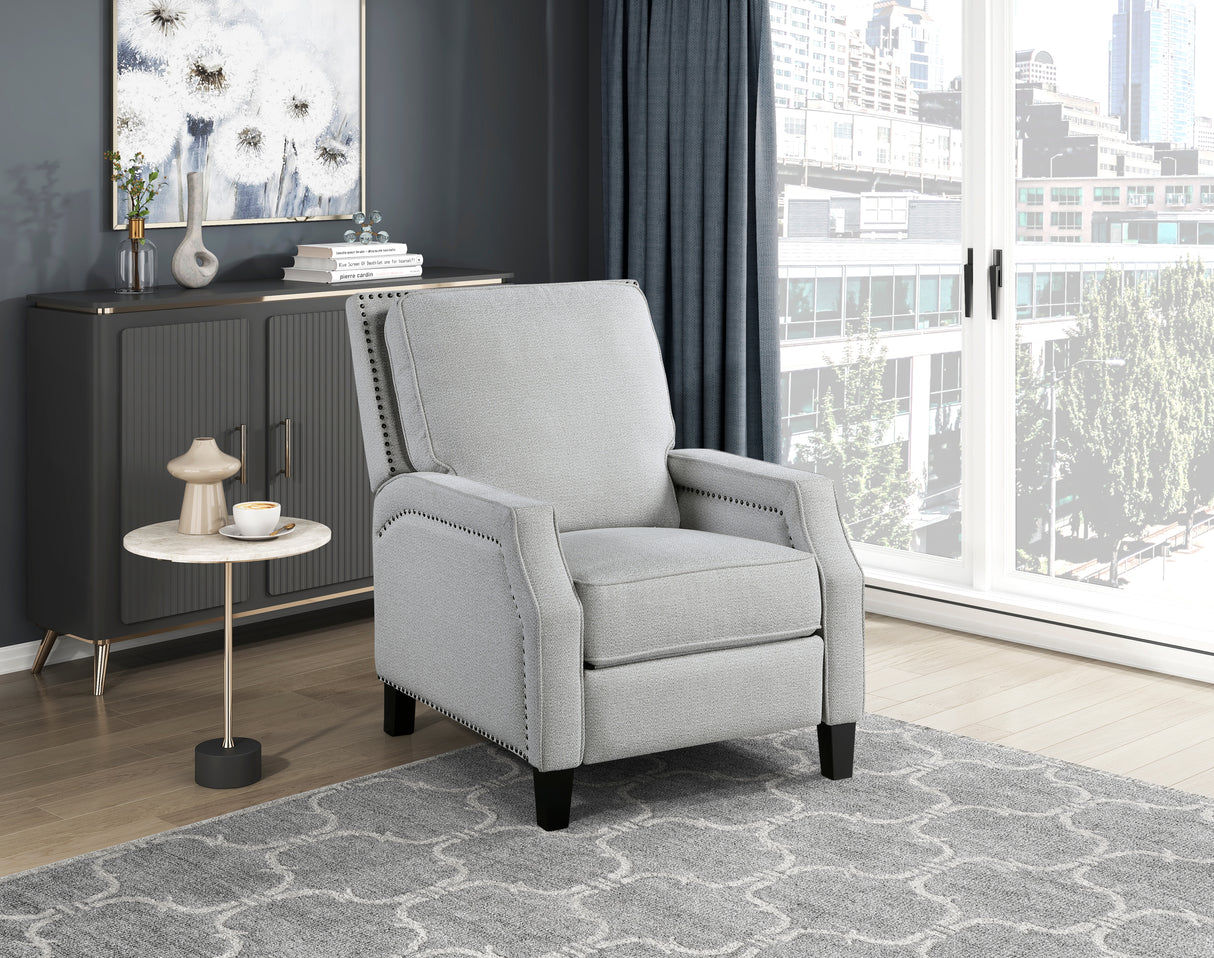 8504FGY-1 Push Back Reclining Chair from Homelegance - Luna Furniture