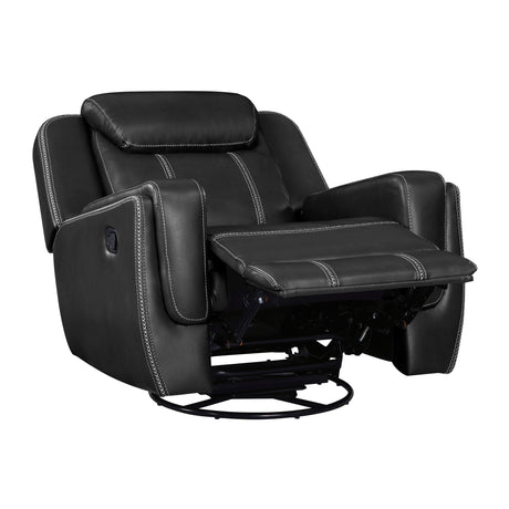 Littleton Black Reclining Sofa and Loveseat from Homelegance - Luna Furniture