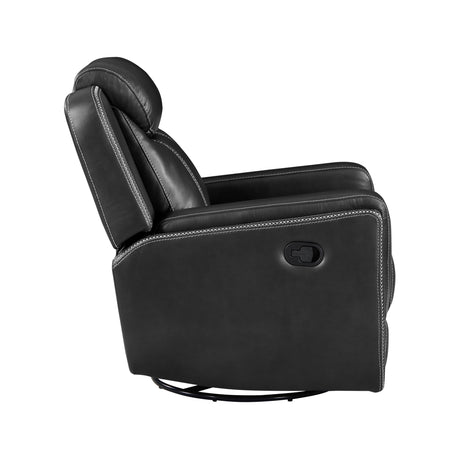 Littleton Black Reclining Sofa and Loveseat from Homelegance - Luna Furniture