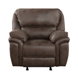 Littleton Blue Double Reclining Loveseat with Center Console, Receptacles and USB Ports from Homelegance - Luna Furniture