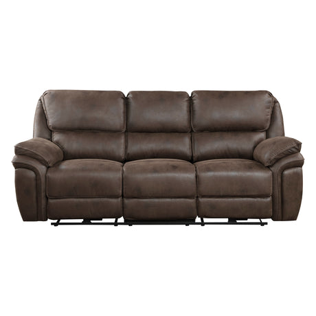 Proctor Gray Microfiber Rocker Reclining Chair from Homelegance - Luna Furniture