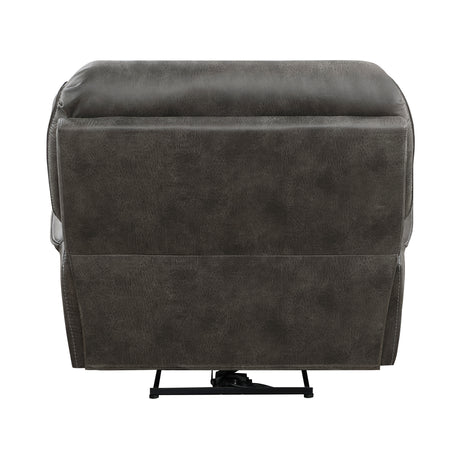 Proctor Gray Microfiber Rocker Reclining Chair from Homelegance - Luna Furniture