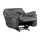 Proctor Brown Microfiber Power Double Reclining Sofa from Homelegance - Luna Furniture