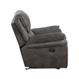 Proctor Brown Microfiber Power Double Reclining Sofa from Homelegance - Luna Furniture