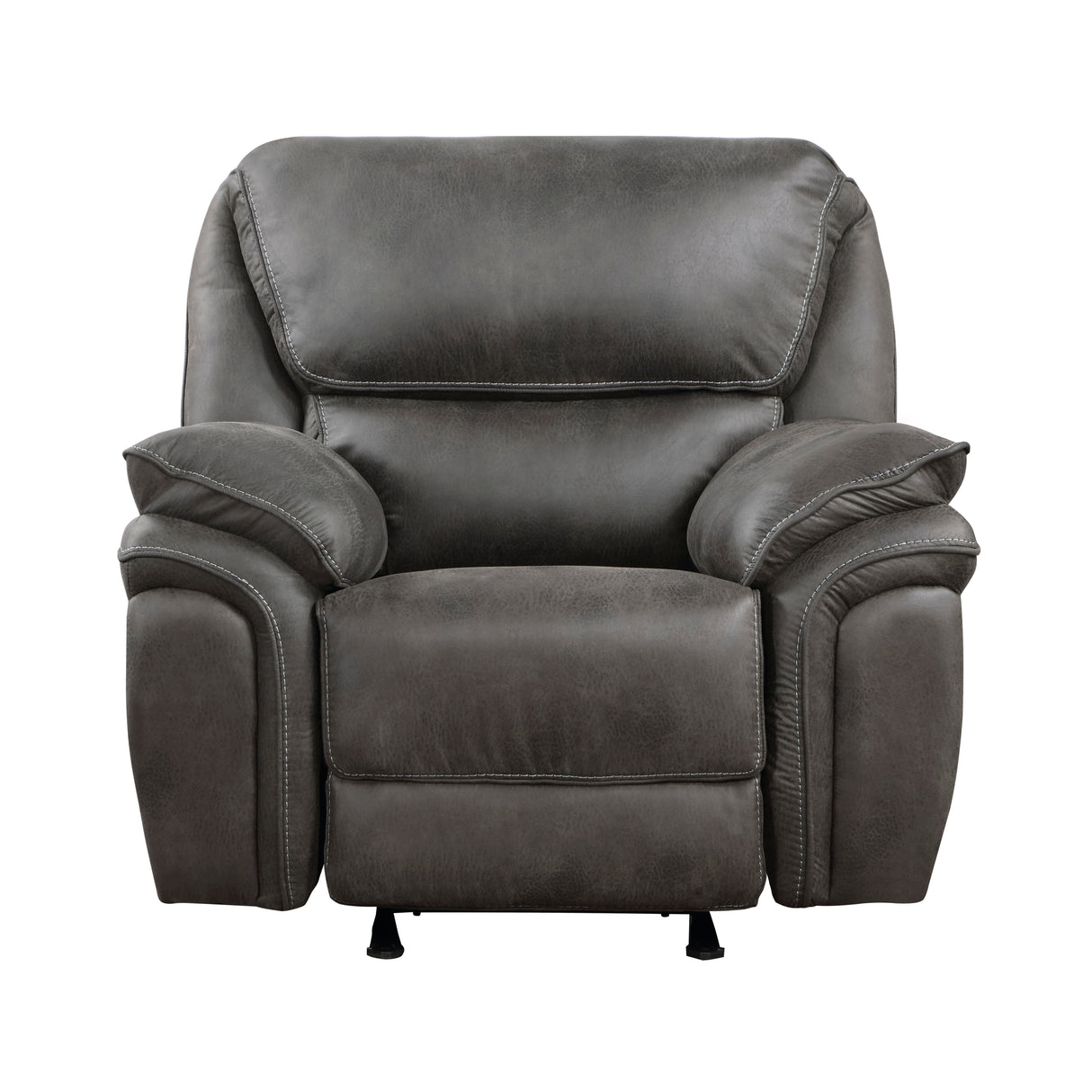 Proctor Brown Microfiber Power Double Reclining Sofa from Homelegance - Luna Furniture