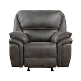 Proctor Brown Microfiber Power Double Reclining Sofa from Homelegance - Luna Furniture