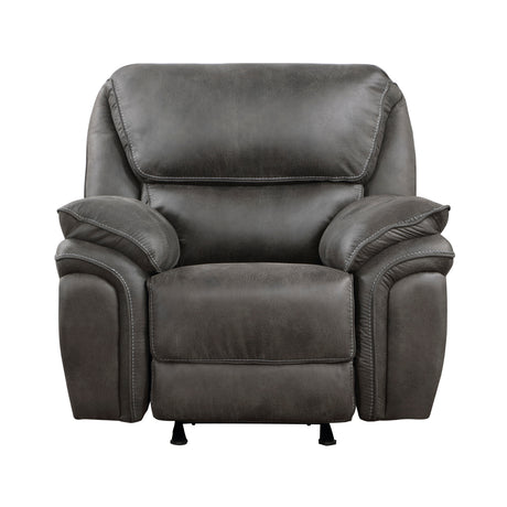 Proctor Brown Microfiber Power Double Reclining Sofa from Homelegance - Luna Furniture