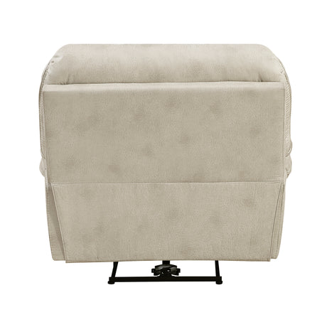 Proctor Pawter Double Reclining Loveseat with Center Console from Homelegance - Luna Furniture