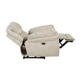 Proctor Pawter Double Reclining Loveseat with Center Console
