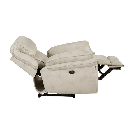 Proctor Pawter Double Reclining Loveseat with Center Console from Homelegance - Luna Furniture