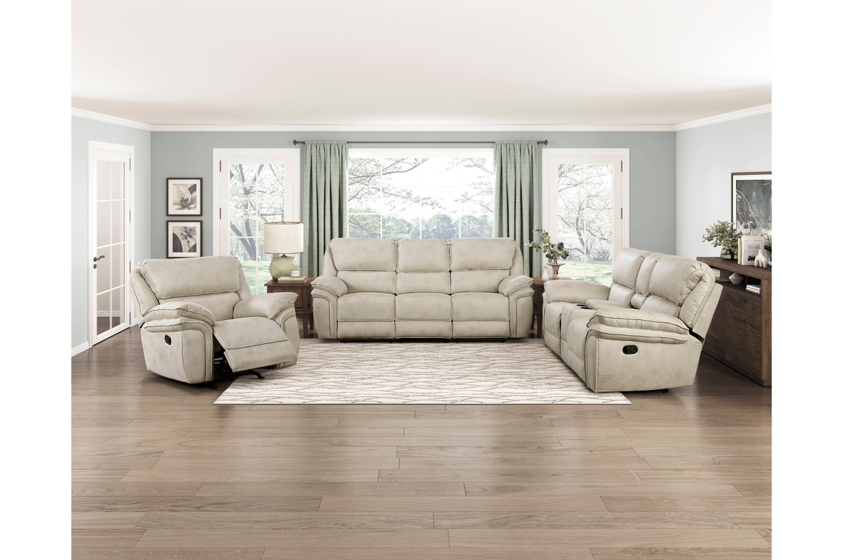 Proctor Pawter Double Reclining Sofa from Homelegance - Luna Furniture