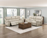 Proctor Pawter Power Double Reclining Sofa from Homelegance - Luna Furniture