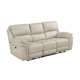 Proctor Pawter Power Double Reclining Loveseat with Center Console from Homelegance - Luna Furniture
