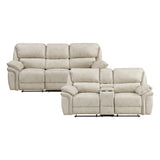 8517PWT*2 2pc Set: Sofa, Love from Homelegance - Luna Furniture
