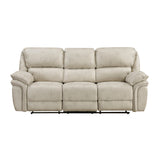 Proctor Pawter Double Reclining Sofa from Homelegance - Luna Furniture