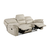 Proctor Pawter Double Reclining Sofa from Homelegance - Luna Furniture
