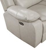 8528TP*SCPW (3)3-Piece Power Reclining Sectional with Right Console from Homelegance - Luna Furniture