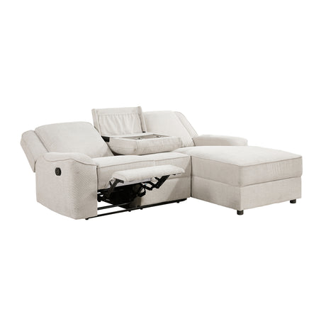Hazen Brown 2-Piece Double Reclining Set from Homelegance - Luna Furniture