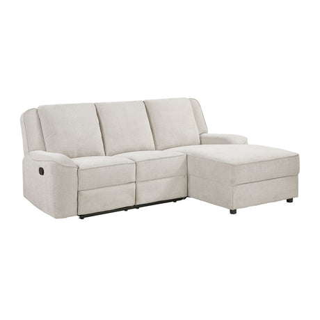 Hazen Brown 2-Piece Double Reclining Set from Homelegance - Luna Furniture
