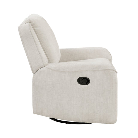 Monterey Beige Swivel Reclining Chair from Homelegance - Luna Furniture