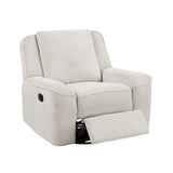 Monterey Beige Swivel Reclining Chair from Homelegance - Luna Furniture