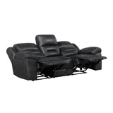 Hazen Brown Microfiber Rocker Reclining Chair from Homelegance - Luna Furniture