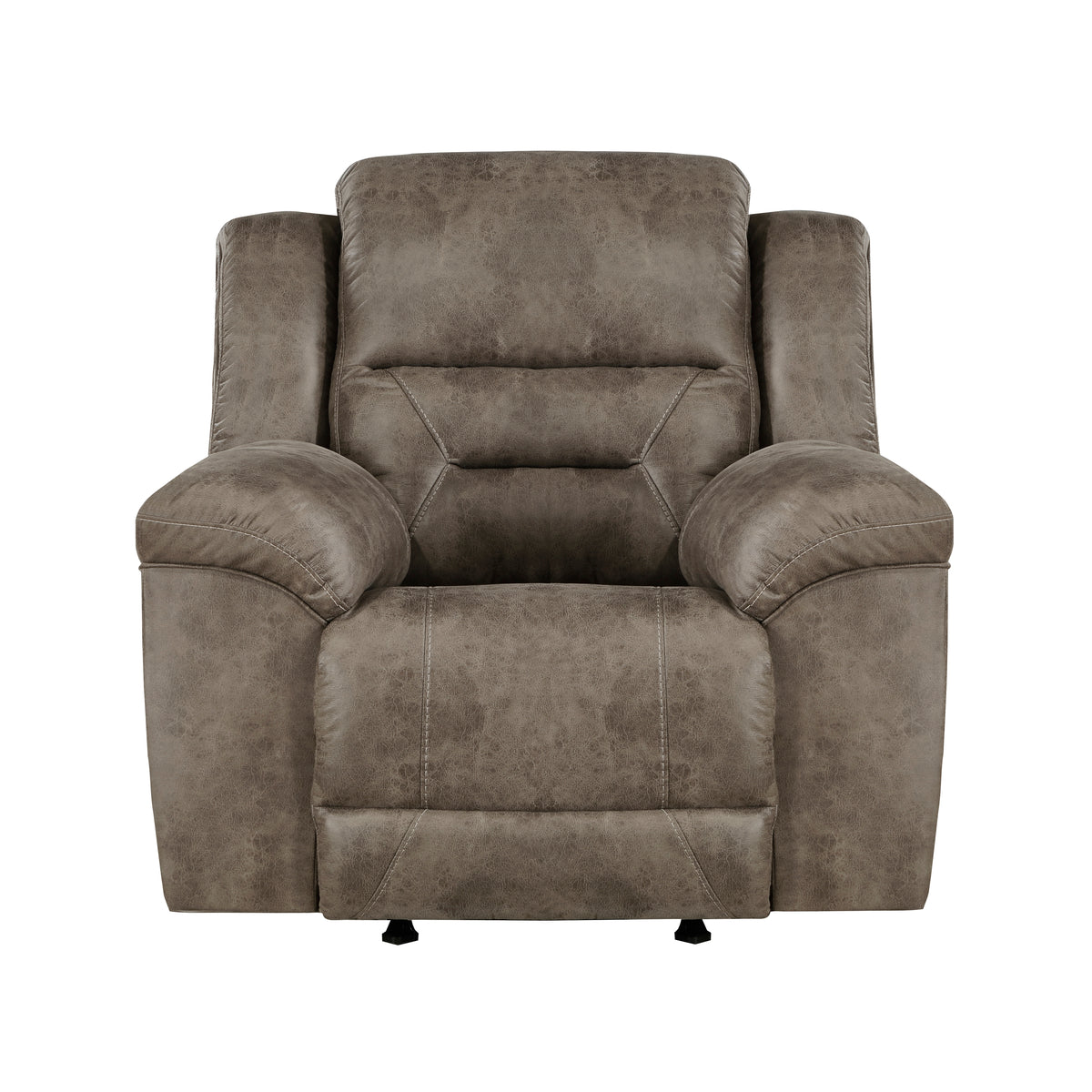 Hazen Brown 2-Piece Double Reclining Set from Homelegance - Luna Furniture