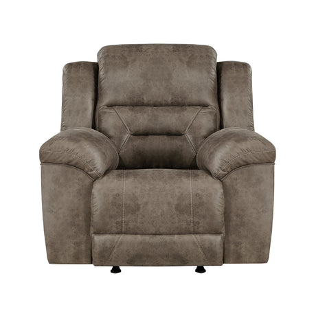 Hazen Brown 2-Piece Double Reclining Set from Homelegance - Luna Furniture