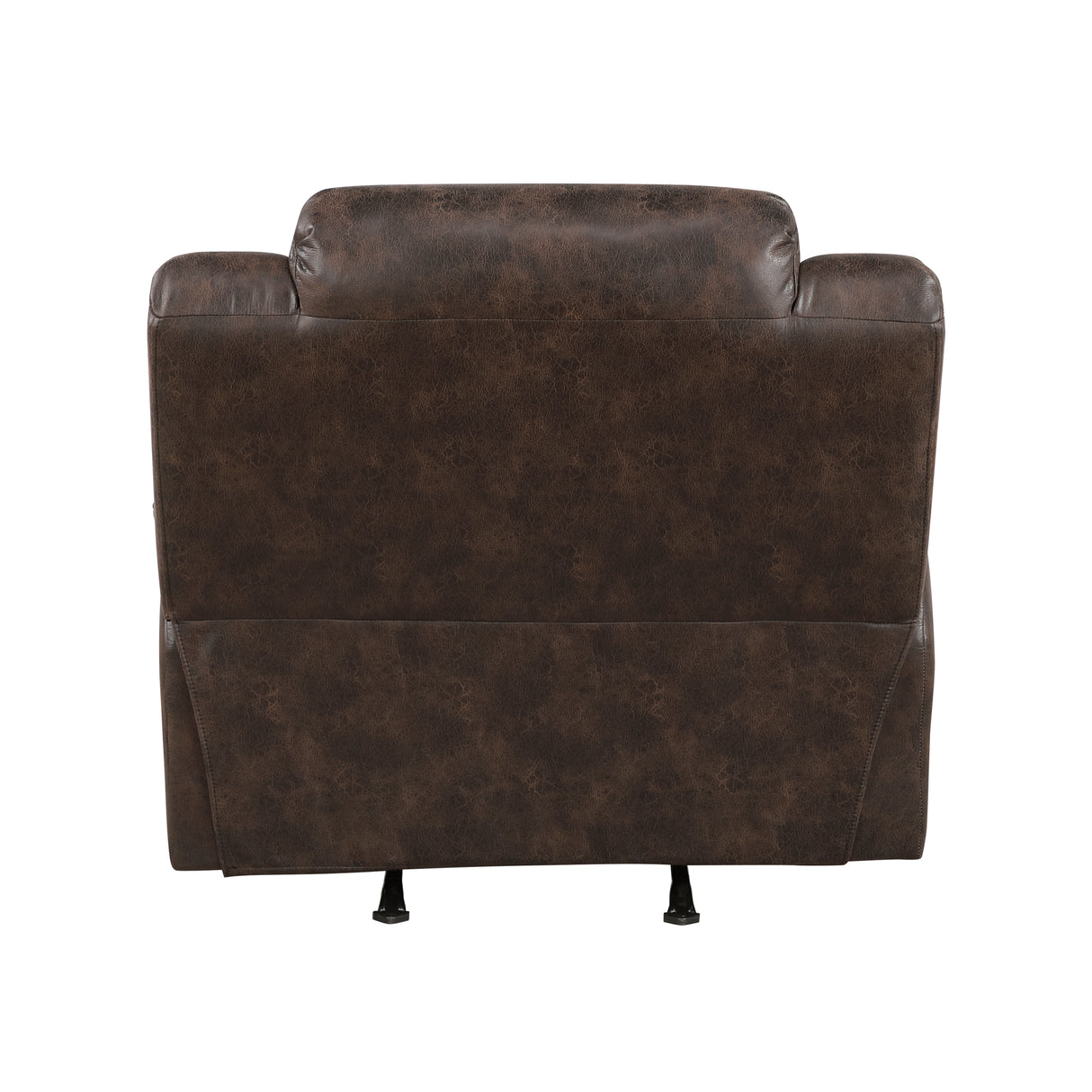 Hazen Brown Microfiber Double Reclining Sofa from Homelegance - Luna Furniture