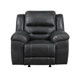 Hazen Black Reclining Living Room Set from Homelegance - Luna Furniture