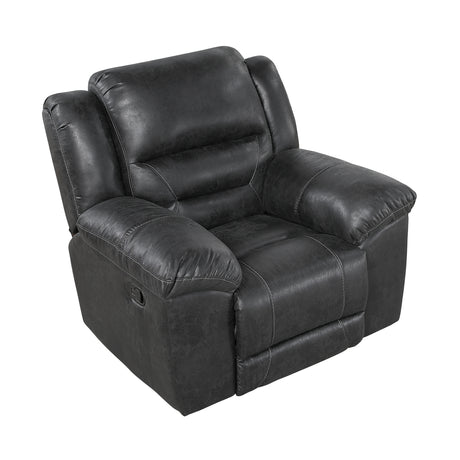 Hazen Black Reclining Living Room Set from Homelegance - Luna Furniture