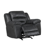 Hazen Black Reclining Living Room Set from Homelegance - Luna Furniture
