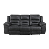 Hazen Black Reclining Living Room Set from Homelegance - Luna Furniture