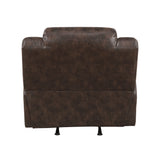 Hazen Dark Brown Rocker Reclining Chair from Homelegance - Luna Furniture