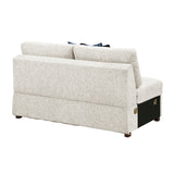 Isla Beige 3-Piece Sectional with Pull-out Bed from Homelegance - Luna Furniture