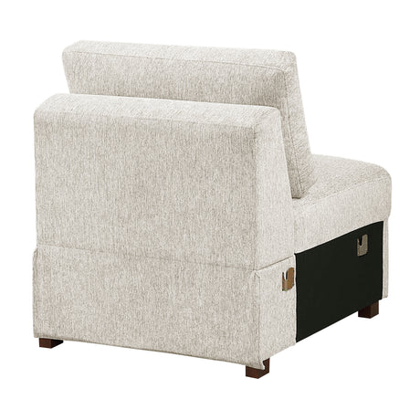 8548BE*6VCCR22AACA (6)5-Piece Sectional with Convertible and Reversible Chaise, Hidden Storage, Click Motion Back from Homelegance - Luna Furniture