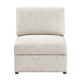 8548BE*6VCCR22AACA (6)5-Piece Sectional with Convertible and Reversible Chaise, Hidden Storage, Click Motion Back from Homelegance - Luna Furniture